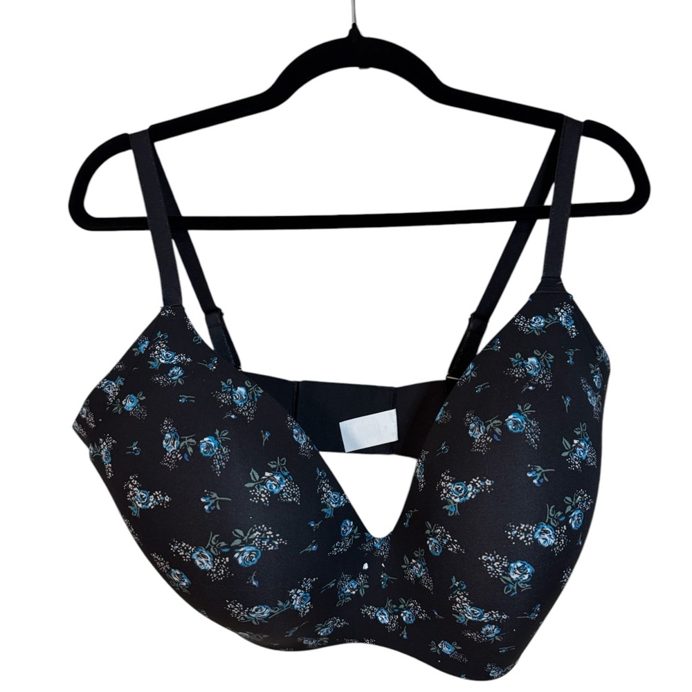 Knix floral navy bra